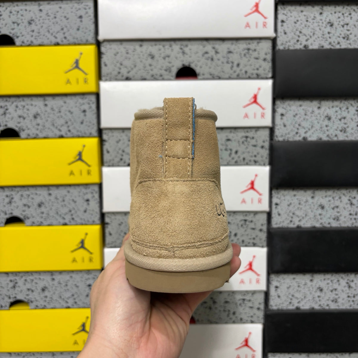 UGG Beckham Lace-Up Ankle Boot – Sand (Style #W1094269) | Sizes 35–44