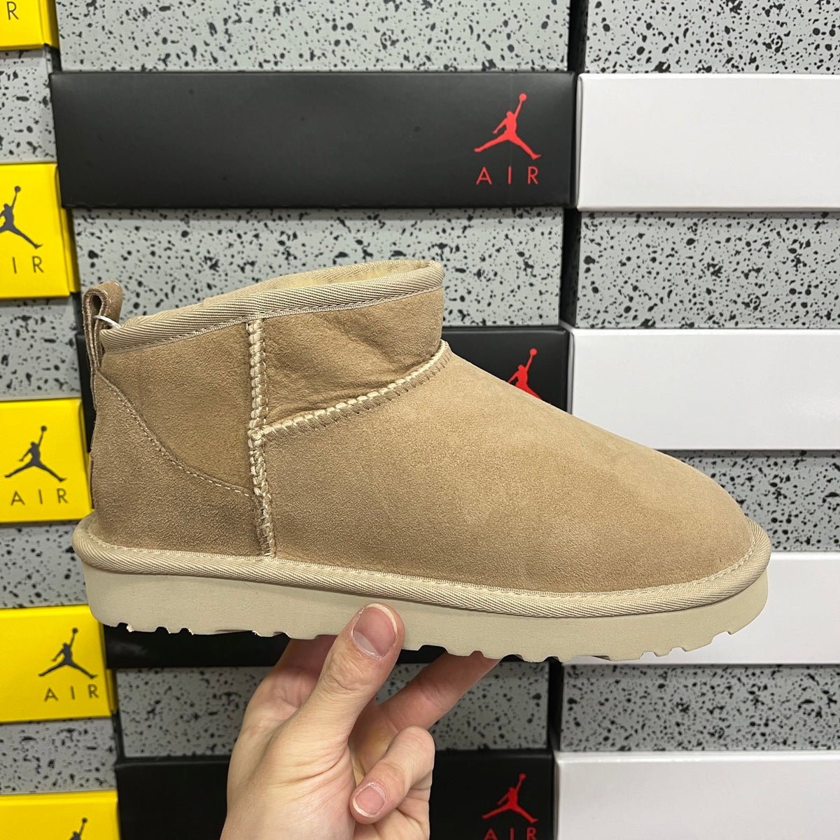UGG Classic Mini II Boot – Sand (Style #W1116109) | Sizes 35–44