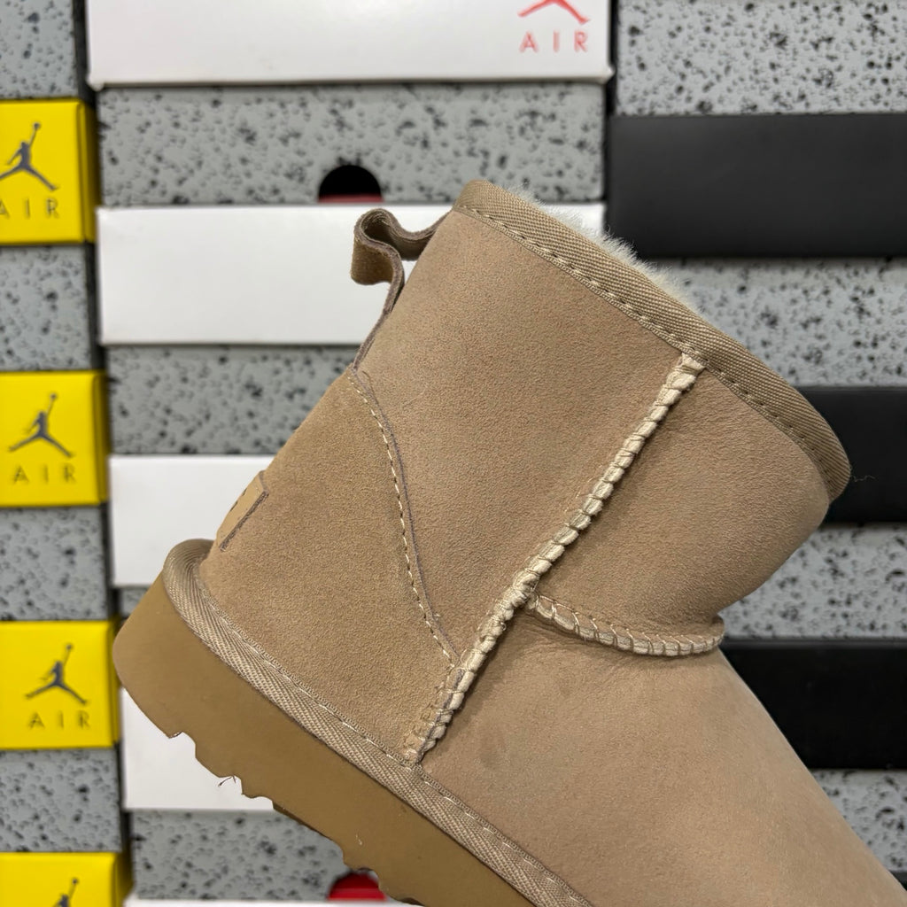 UGG Mid-Shaft Snow Boots – Sand | Classic Style #6222 | Sizes 35–44