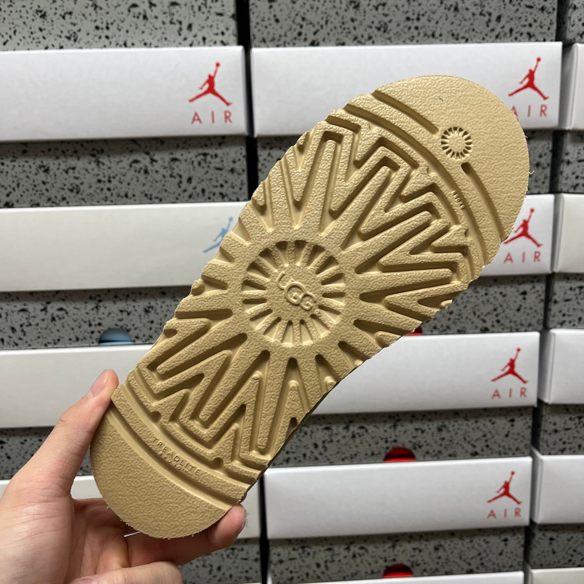 UGG Tuts Folk-Inspired Mini Boot – Olive Yellow (Style #5955) | Sizes 35–44