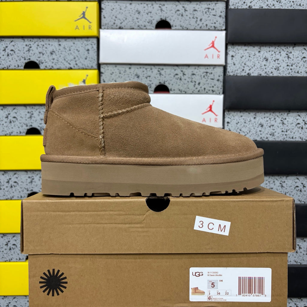 UGG Snow Boots – Chestnut | 3cm Heel | Style #5092 | Sizes 35–40