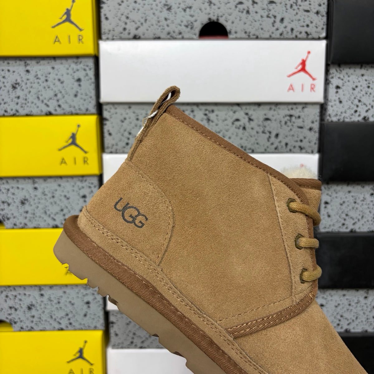 UGG Beckham Lace-Up Ankle Boot – Chestnut (Style #W1094269) | Sizes 35–44