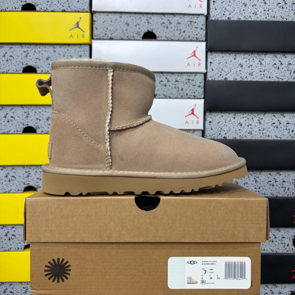 UGG Mid-Shaft Snow Boots – Sand | Classic Style #6222 | Sizes 35–44