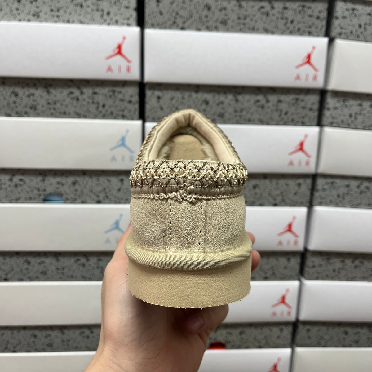 UGG Tuts Folk-Inspired Mini Boot – Olive Yellow (Style #5955) | Sizes 35–44
