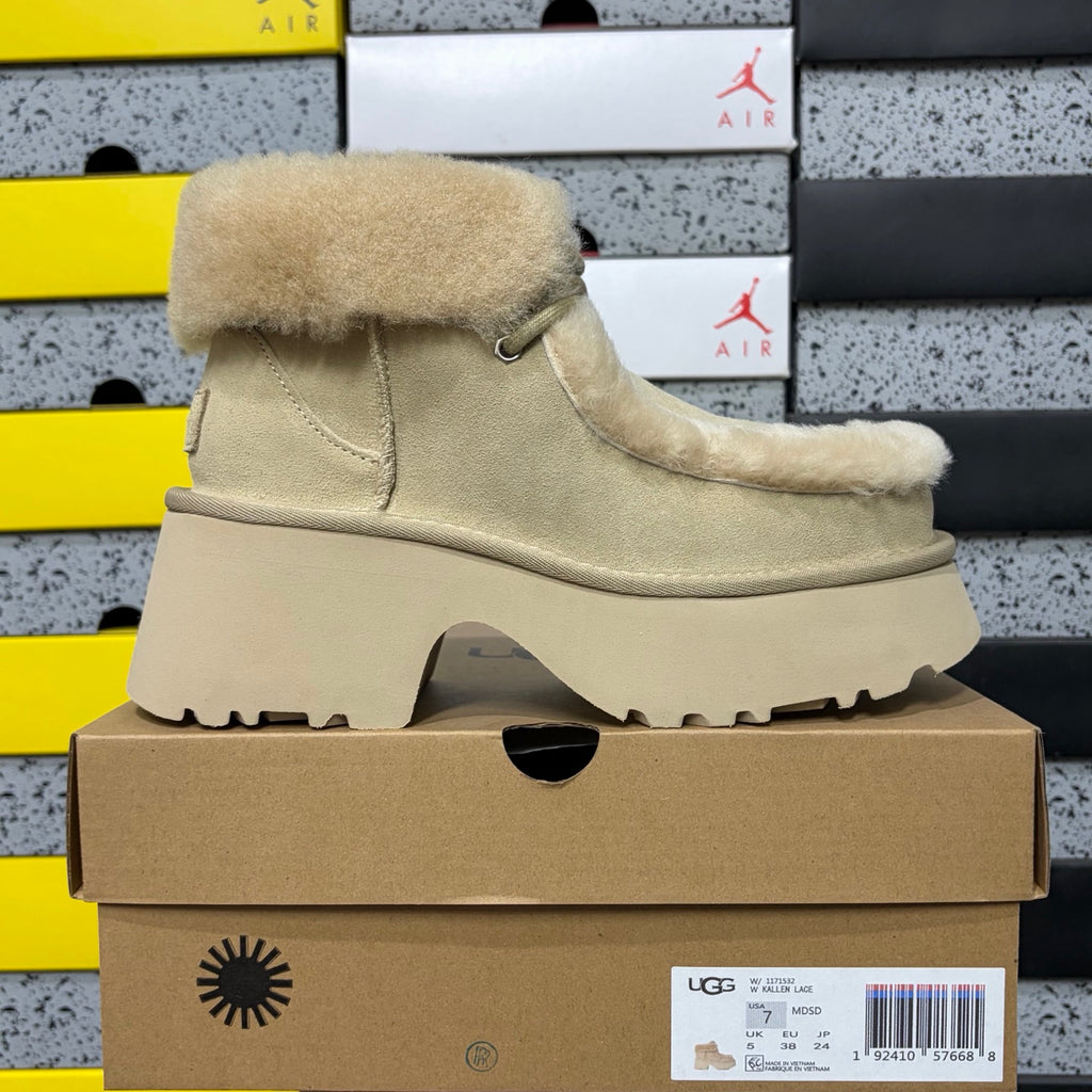 UGG Esmé Platform Clog – Sand (Style #W1171532) | Sizes 35–40