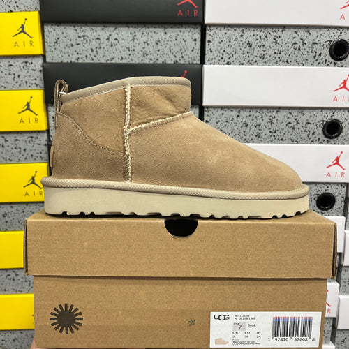 UGG Classic Mini II Boot – Sand (Style #W1116109) | Sizes 35–44