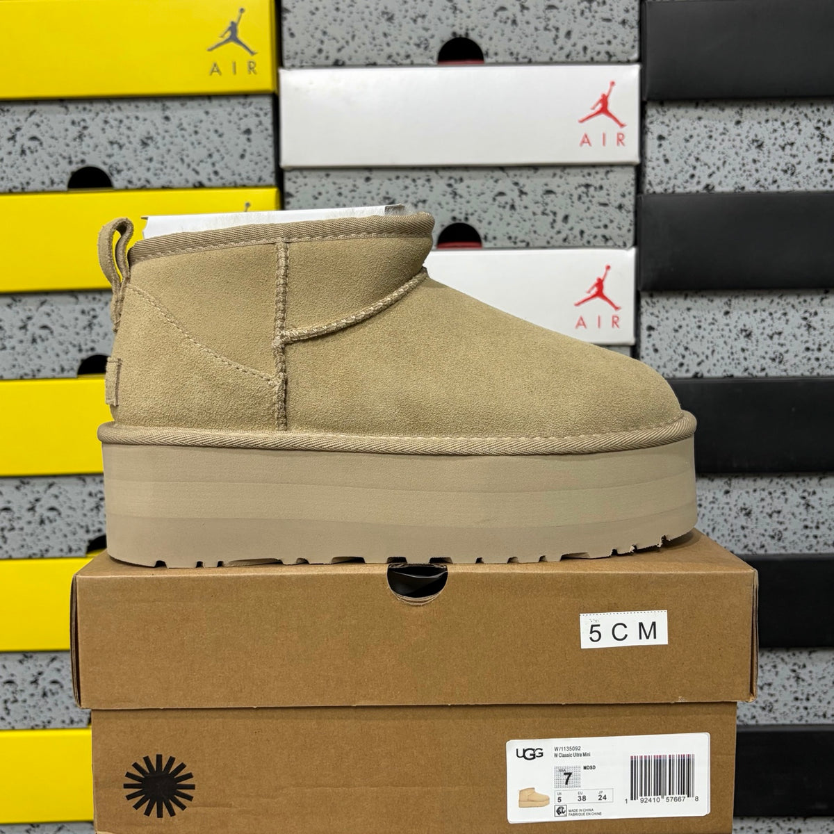 UGG Snow Boots – Olive | 5cm Heel | Style #5092 | Sizes 36–40