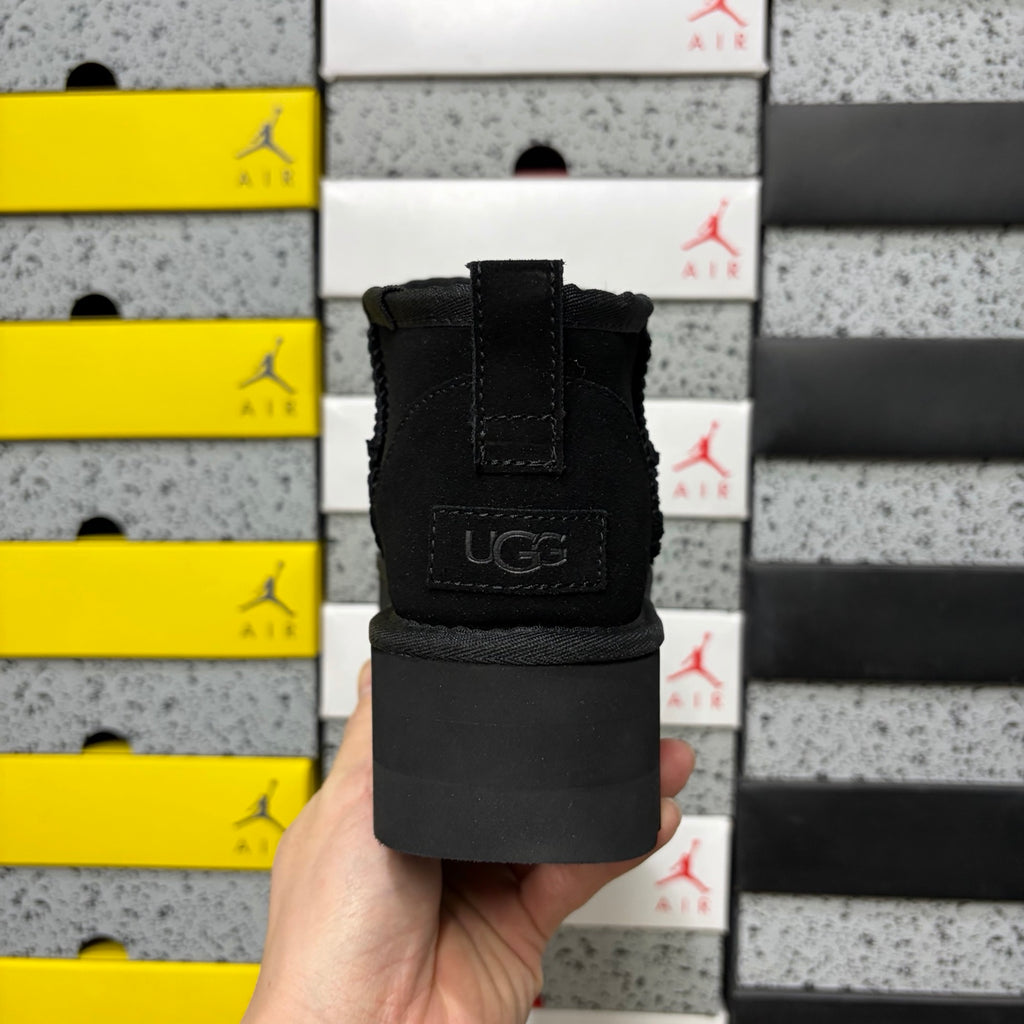 UGG Snow Boots – Black | 5cm Heel | Style #5092 | Sizes 35–40