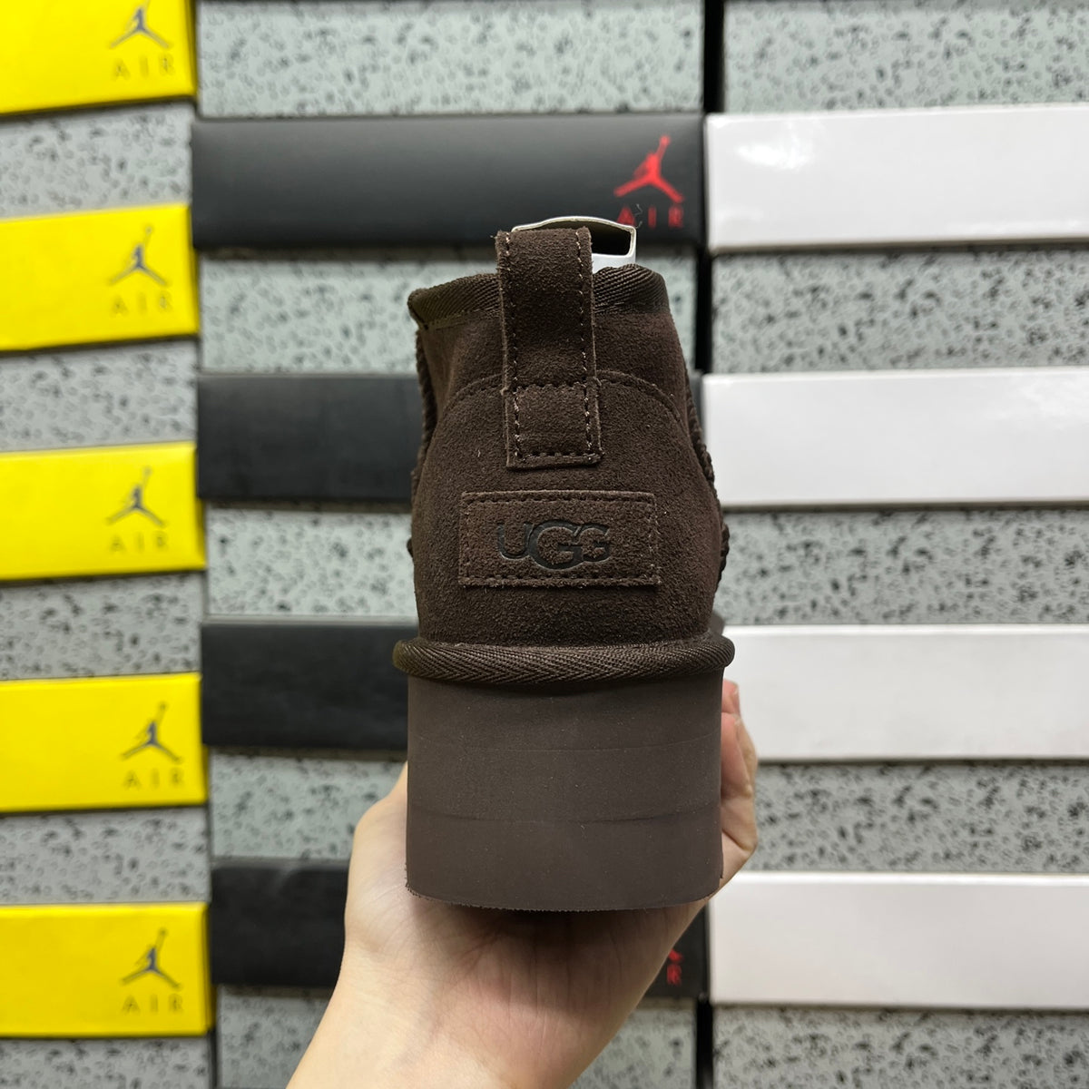 UGG Snow Boots – Chocolate with 5cm Heel (Style #1135092) | Sizes 35–40