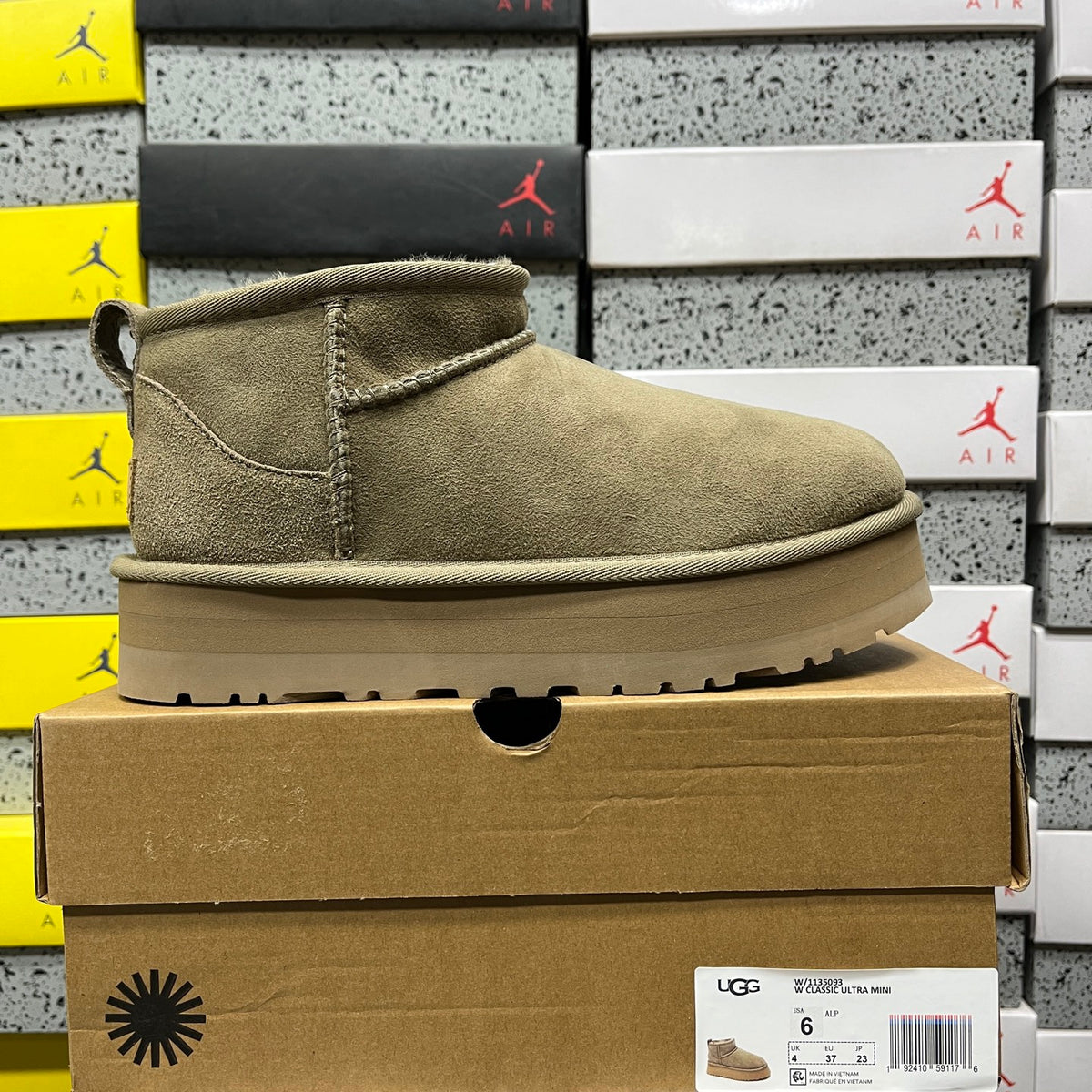 UGG Snow Boots – Antelope Brown with 3cm Heel (Style #1135093) | Sizes 35–40