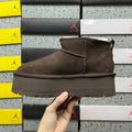 UGG Snow Boots – Chocolate with 5cm Heel (Style #1135092) | Sizes 35–40