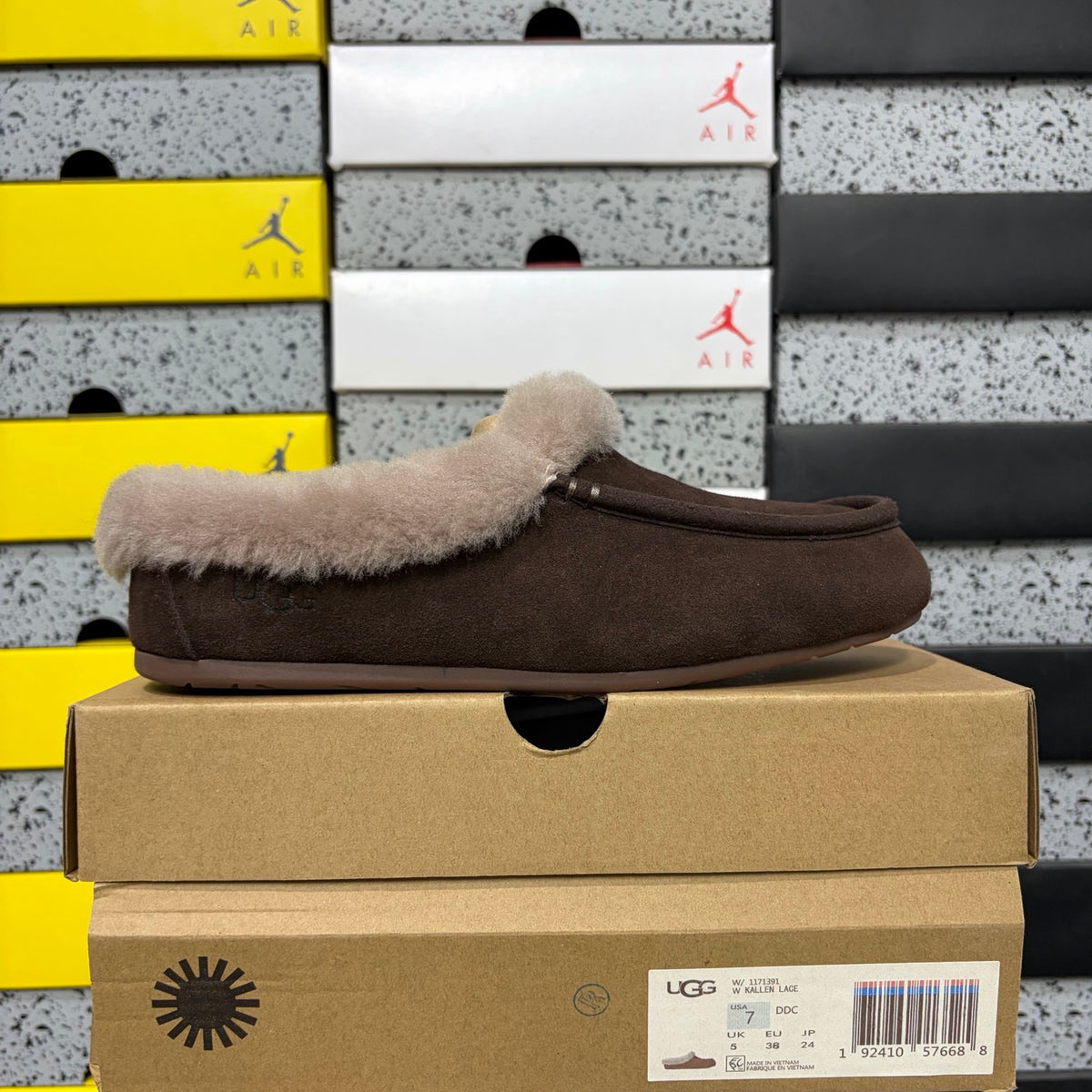 UGG Ansley Moccasin Slipper – Cocoa Pink (Style #W1171391) | Sizes 35–40