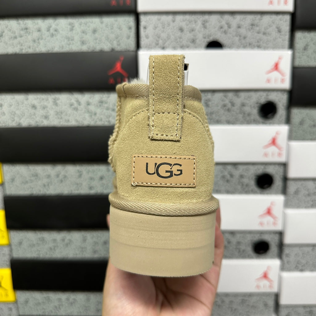 UGG Snow Boots – Olive | 3cm Heel | Style #5092 | Sizes 35–40