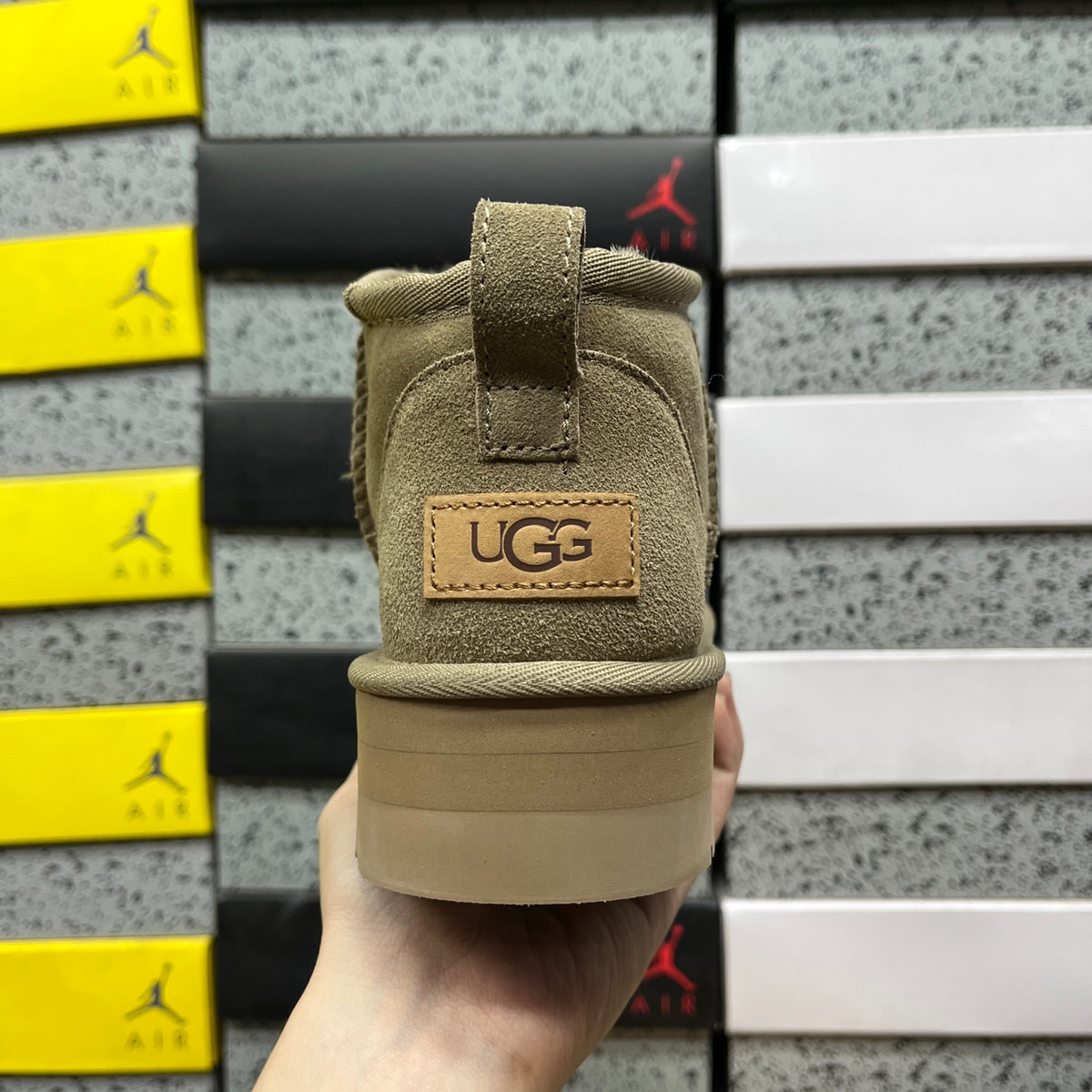UGG Snow Boots – Antelope Brown with 3cm Heel (Style #1135093) | Sizes 35–40