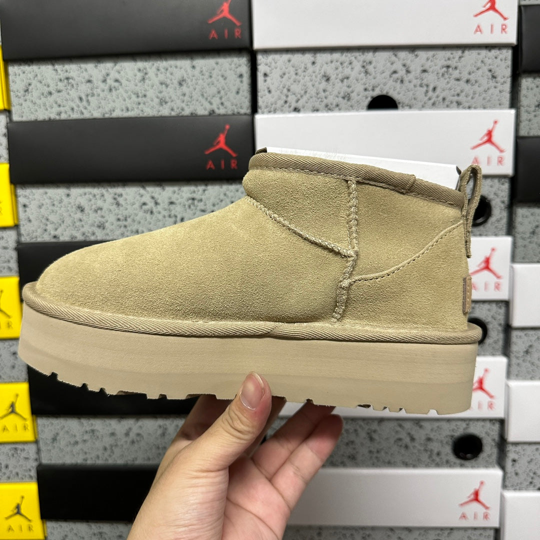 UGG Snow Boots – Olive | 3cm Heel | Style #5092 | Sizes 35–40