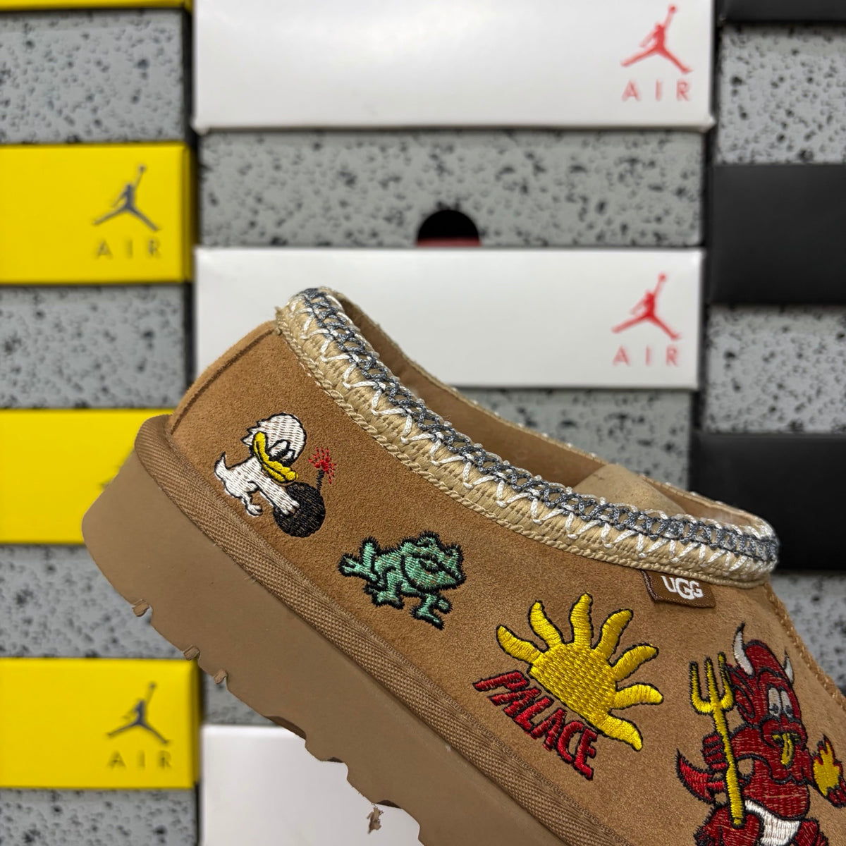 UGG Folk Art Embroidered Mini Boot – Chestnut (Style #2553) | Sizes 36–45