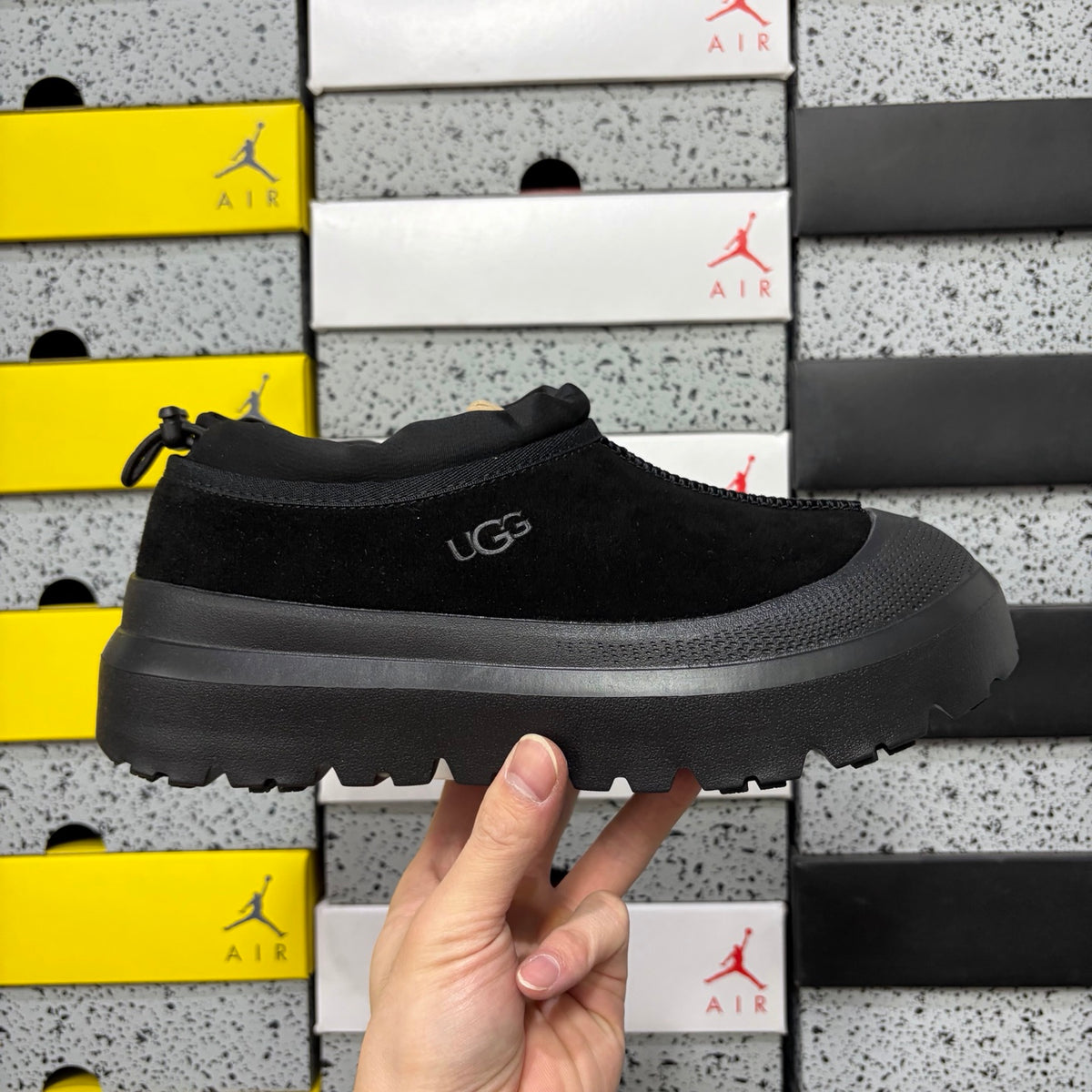 UGG Tasman Slipper – Black (Style #4096) | Sizes 39–44