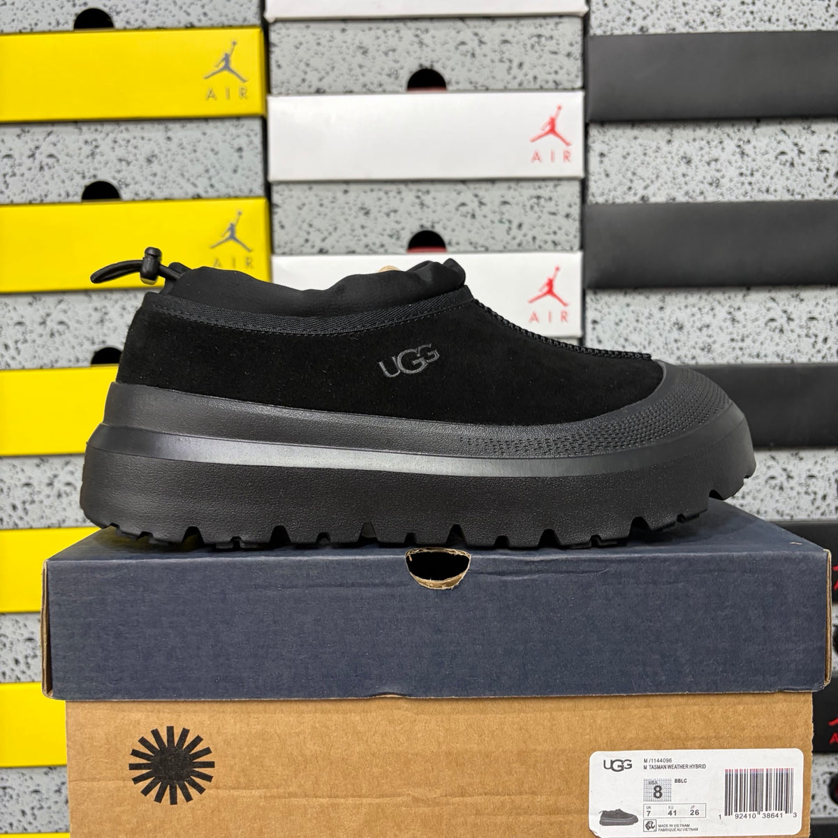 UGG Tasman Slipper – Black (Style #4096) | Sizes 39–44