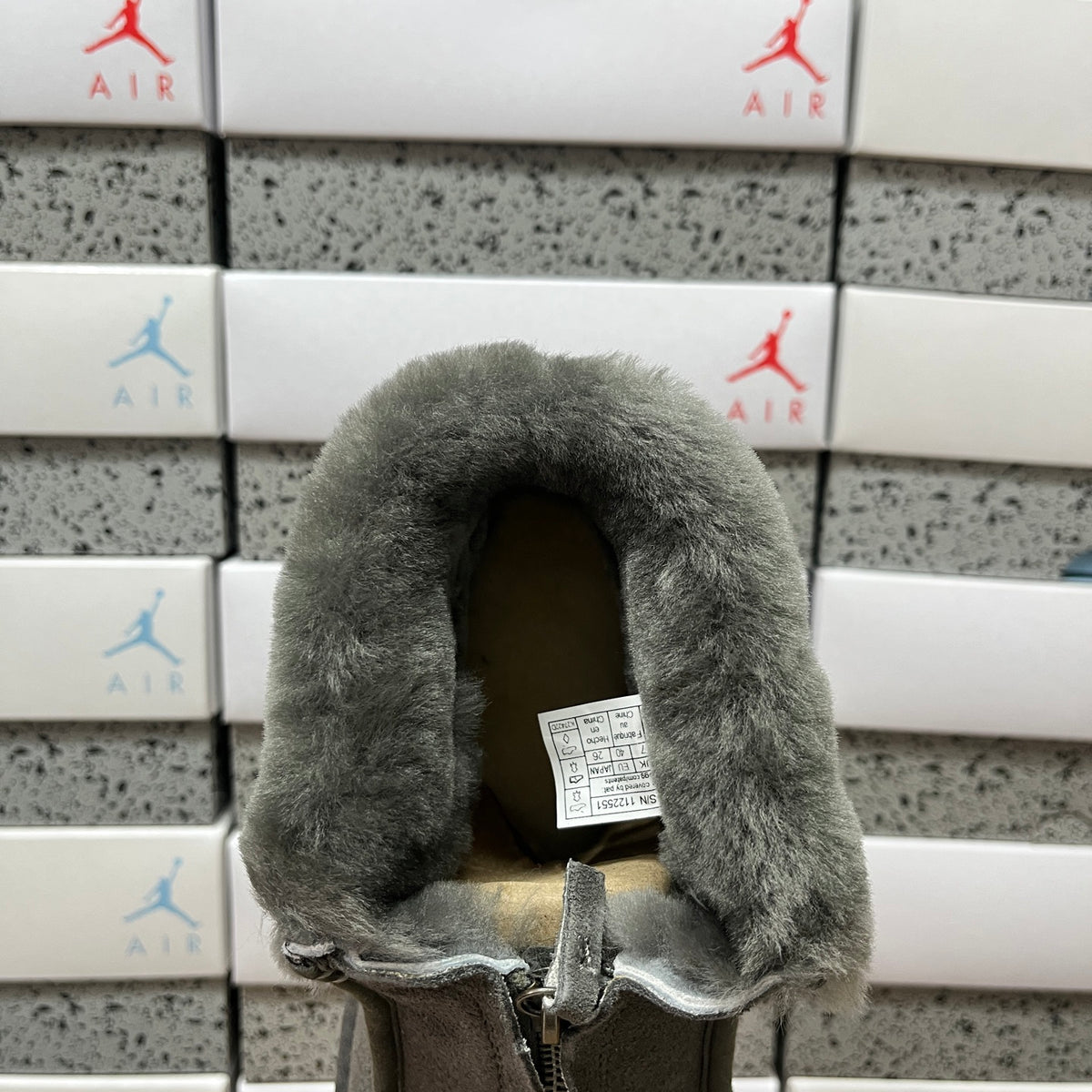 UGG Funkette Boot – Grey (Style #2551) | Sizes 35–40