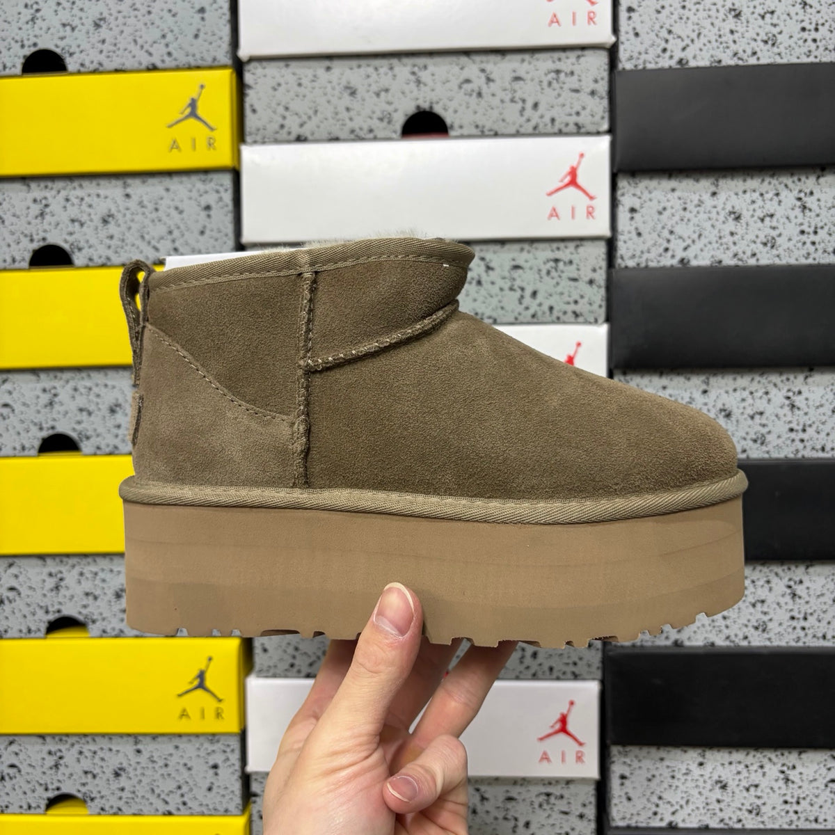 UGG Snow Boots – Antelope Brown | 5cm Heel | Style #5092 | Sizes 35–40