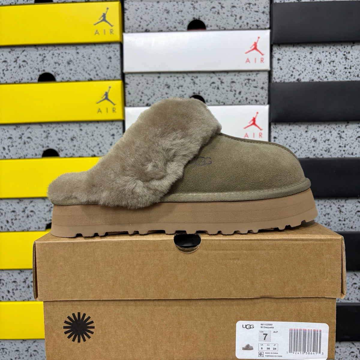 UGG Snow Boots – Antelope Brown Star Slide | 3cm Heel | Style #2550 | Sizes 35–40