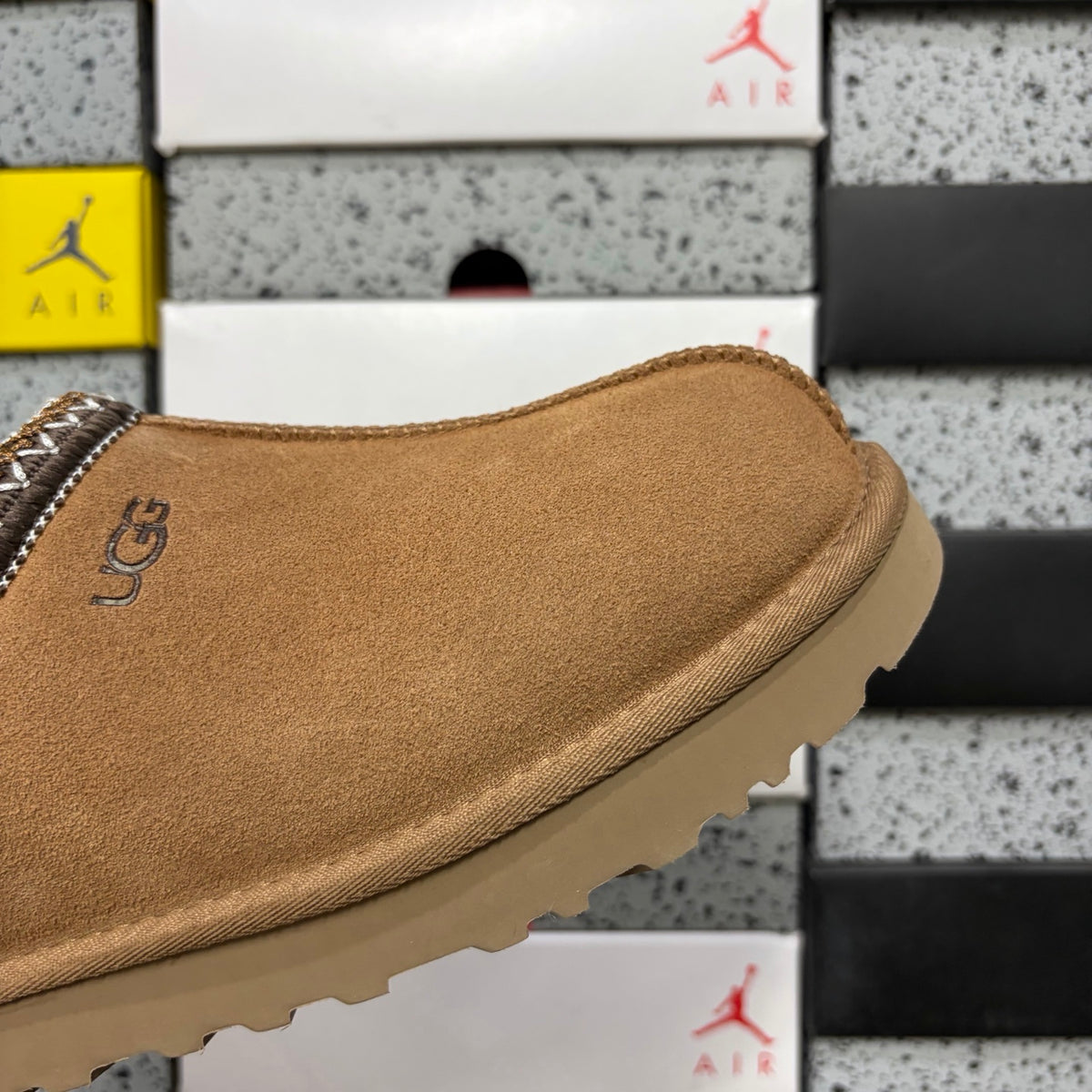 UGG Tuts Folk-Inspired Mini Boot – Chestnut (Style #5955) | Sizes 35–44