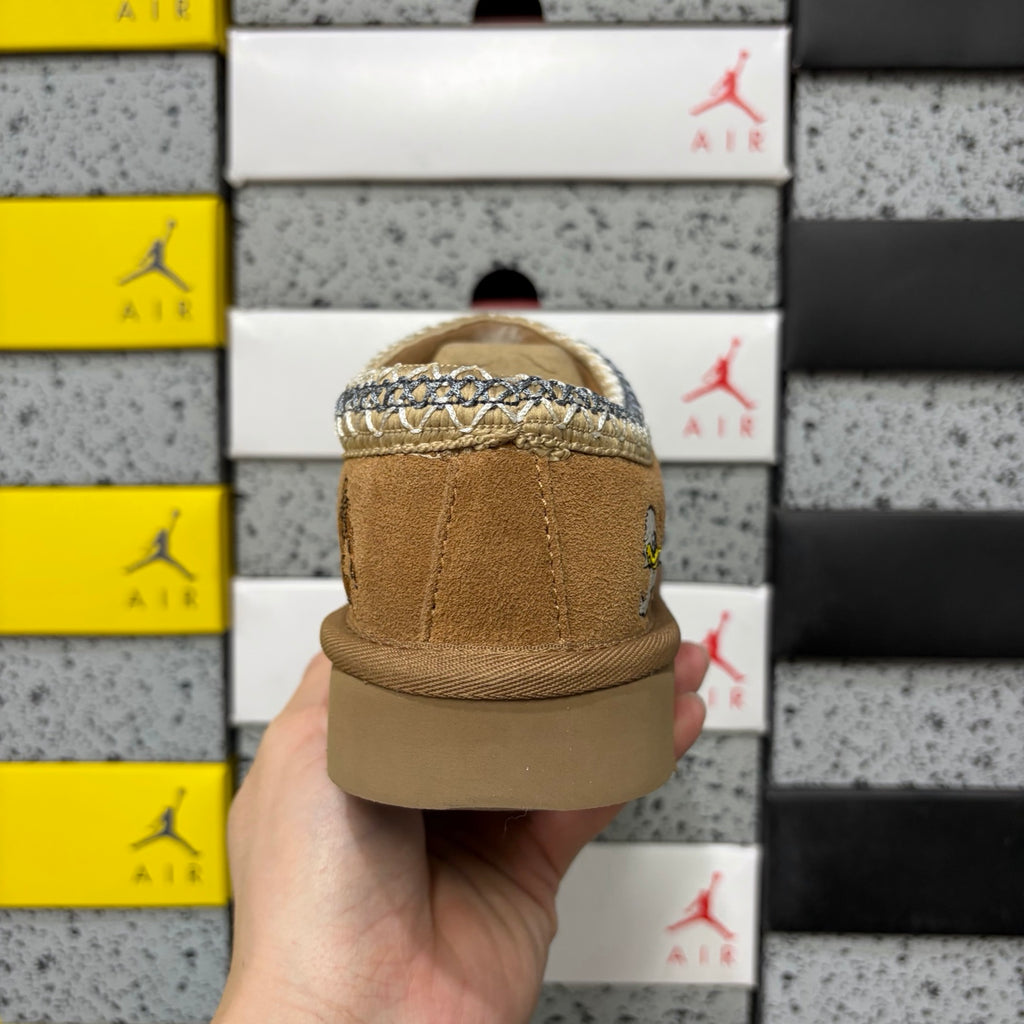 UGG Folk Art Embroidered Mini Boot – Chestnut (Style #2553) | Sizes 36–45