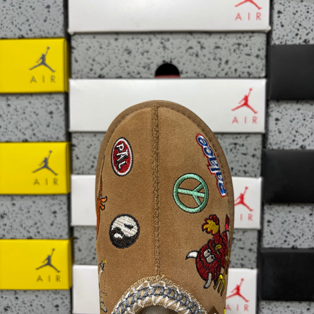 UGG Folk Art Embroidered Mini Boot – Chestnut (Style #2553) | Sizes 36–45