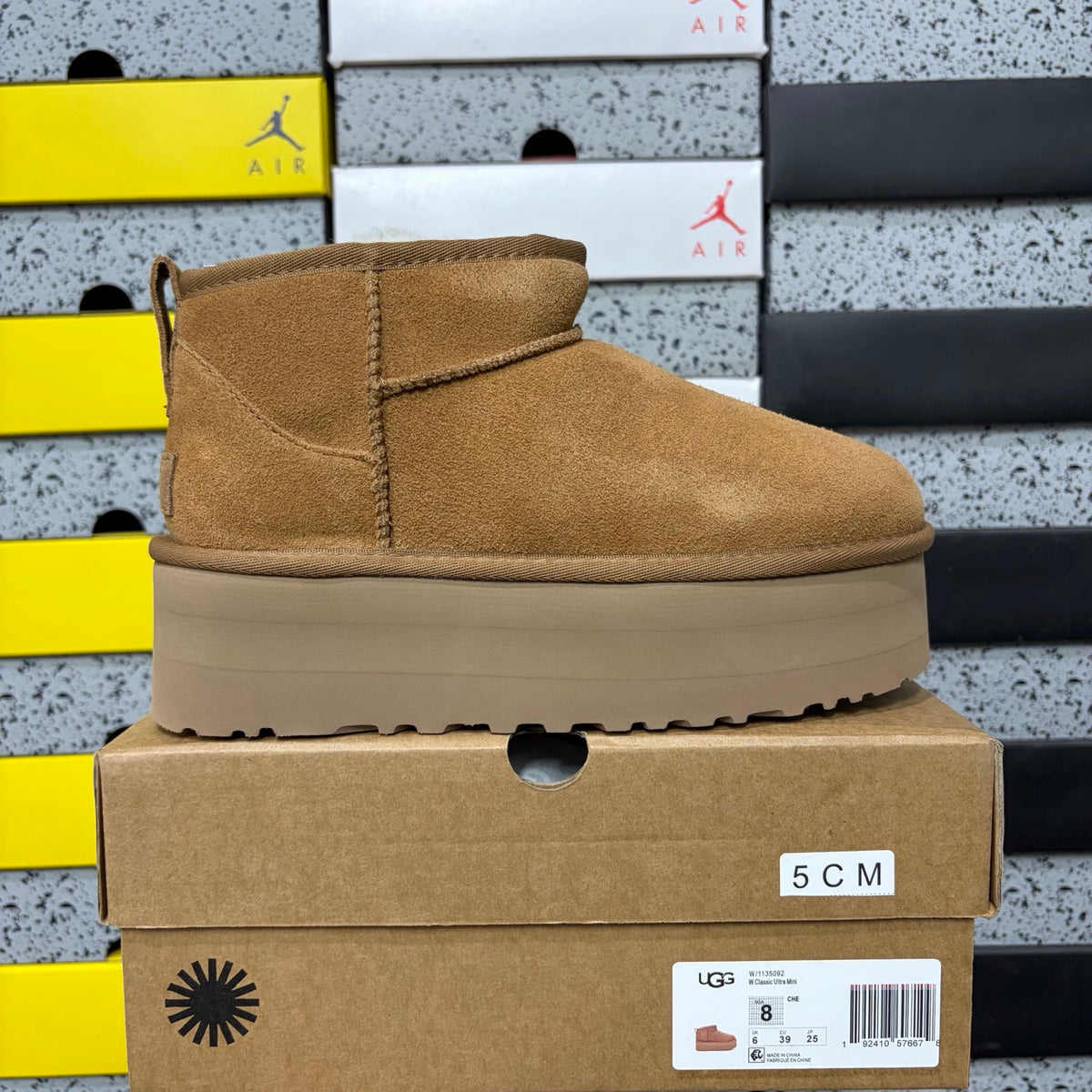 UGG Snow Boots – Chestnut | 5cm Heel | Style #5092 | Sizes 35–40
