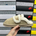 UGG Embroidered Half-Toe Slipper – Sand (Style #5095) | Sizes 35–40