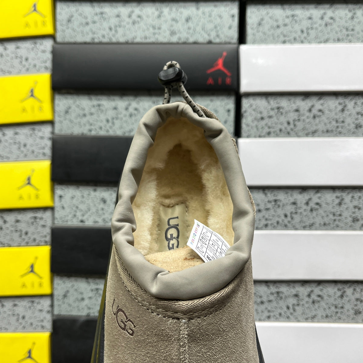 UGG Snow Boots – Misty Grey with Black Sole (Style #1144096) | Sizes 35–45