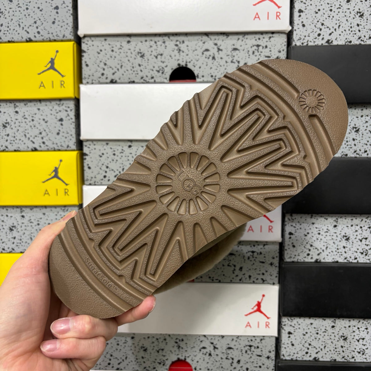 UGG Tazz Platform Slipper – Antelope Brown (Style #4810-3) | Sizes 35–40