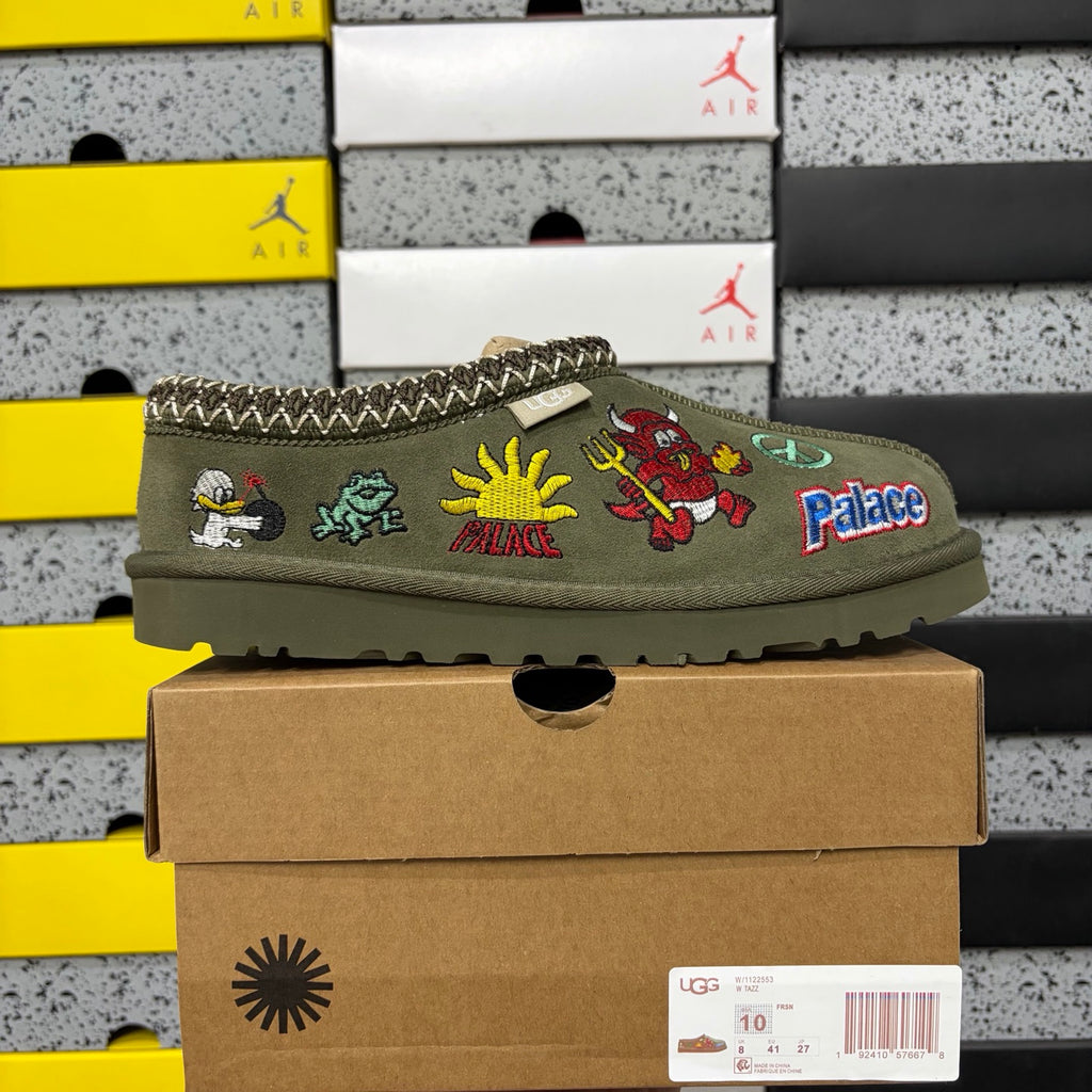 UGG Folk Art Embroidered Mini Boot – Green (Style #2553) | Sizes 36–45